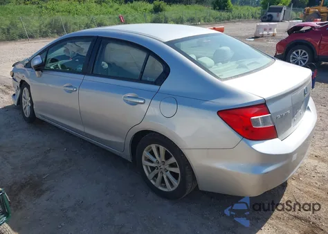 2012 Honda Civic Ex из США, поврежденный, VIN 2HGFB2F82CH539864